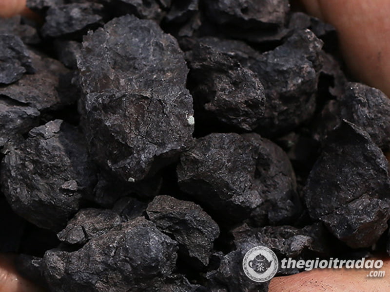 Ấm Tử Sa Tần Quyền Tùng Hạc Hắc Kim Sa 300ml 17 Am tu sa tan quyen tien hac-1014106016-11