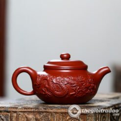 Ấm Tử Sa Song Long Phỏng Cổ Đại Hồng Bào 230ml 6 am tu sa phong co song long-1014106016-2