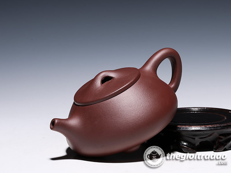 Ấm Tử Sa Thạch Biều Cảnh Chu Tử Nê 240ml 15 am tu sa thach bieu nghi hung trung quoc-1014106016-10