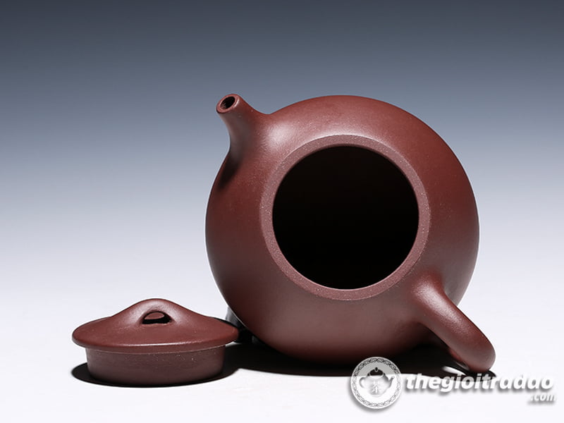 Ấm Tử Sa Thạch Biều Cảnh Chu Tử Nê 240ml 16 am tu sa thach bieu nghi hung trung quoc-1014106016-11