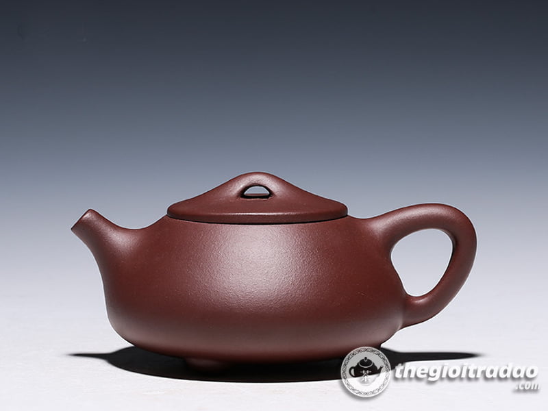 Ấm Tử Sa Thạch Biều Cảnh Chu Tử Nê 240ml 14 am tu sa thach bieu nghi hung trung quoc-1014106016-9