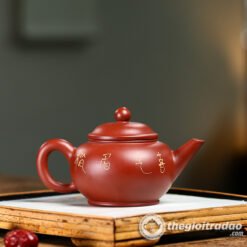 Ấm Tử Sa Thủy Bình Ám Hương Đại Hồng Bào 200ml 7 am tu sa tieu anh mai hoa--2