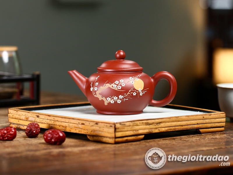 Ấm Tử Sa Thủy Bình Ám Hương Đại Hồng Bào 200ml 27 am tu sa am huong thuy binh--25