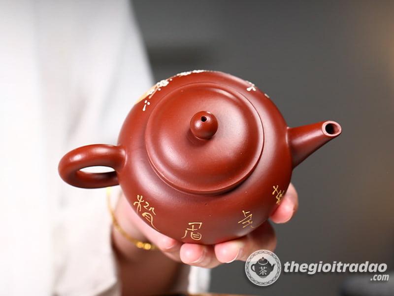 Ấm Tử Sa Thủy Bình Ám Hương Đại Hồng Bào 200ml 16 am tu sa am huong thuy binh--9