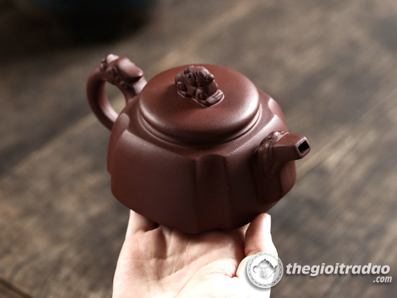 Ấm Tử Sa Tam Tinh Cao Chiếu Tử Nê 300ml 31 am tu sa tam tinh cao chieu tu ne-1014106016-14