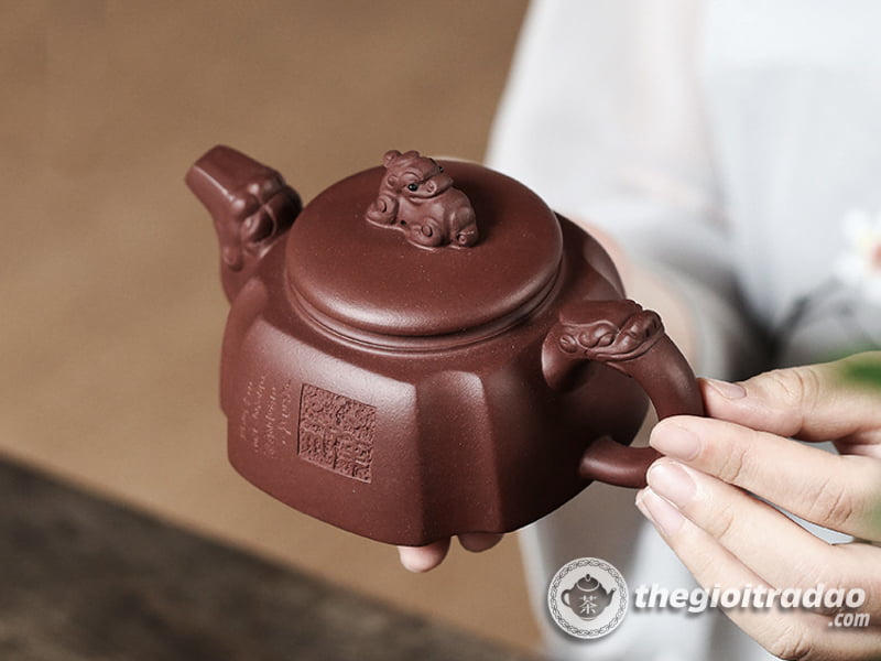 Ấm Tử Sa Tam Tinh Cao Chiếu Tử Nê 300ml 10 am tu sa tam tinh cao chieu tu ne-1014106016-7