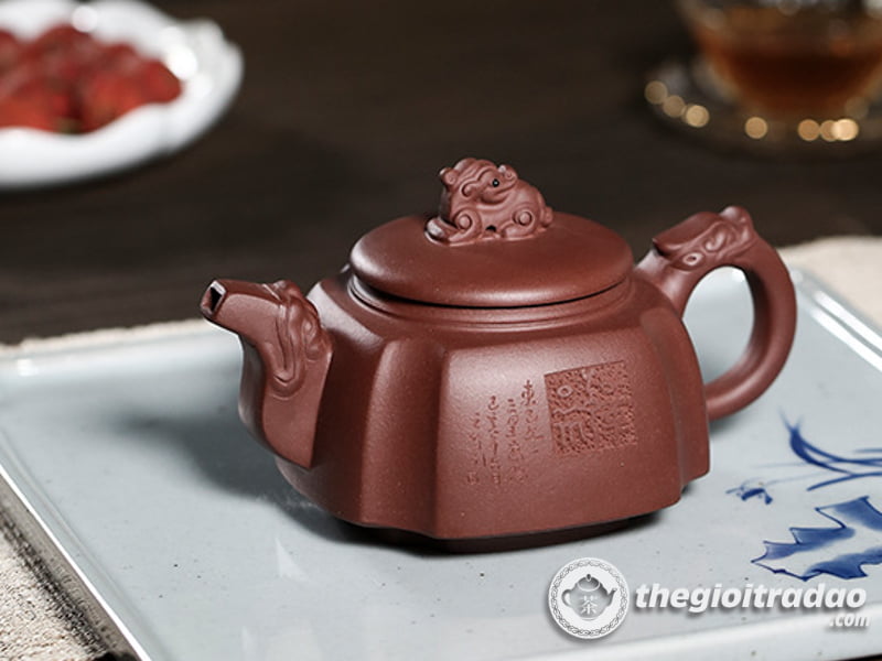 Ấm Tử Sa Tam Tinh Cao Chiếu Tử Nê 300ml 11 am tu sa tam tinh cao chieu tu ne-1014106016-8