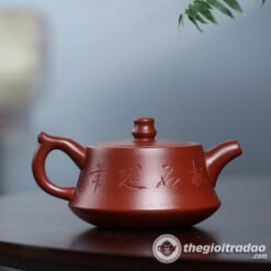 Ấm Tử Sa Trụ Sở Đại Hồng Bào 180ml 6 am tu sa tru so dai hong bao-