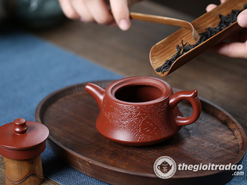 Ấm Tử Sa Trụ Sở Đại Hồng Bào 180ml 17 am tu sa tru so dai hong bao--15