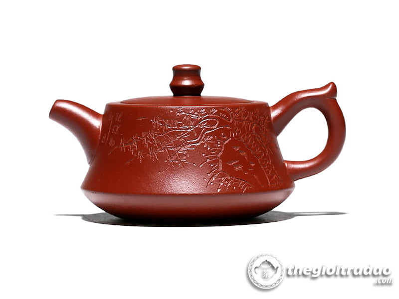 Ấm Tử Sa Trụ Sở Đại Hồng Bào 180ml 22 am tu sa tru so dai hong bao--21