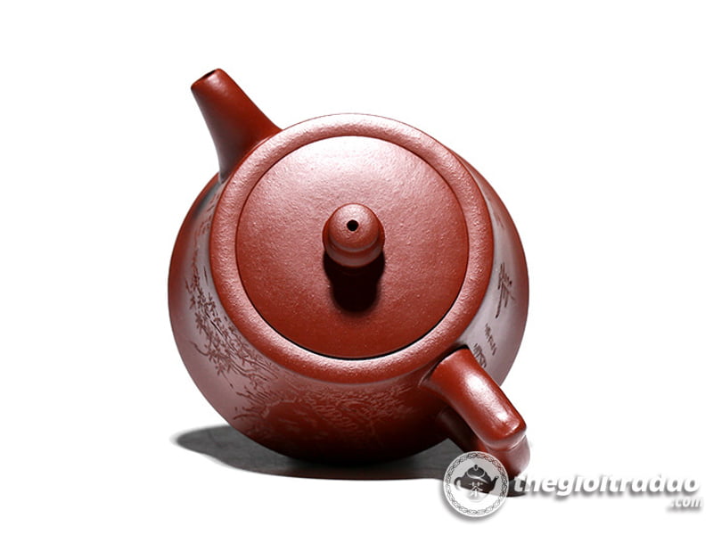 Ấm Tử Sa Trụ Sở Đại Hồng Bào 180ml 20 am tu sa tru so dai hong bao--23