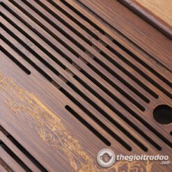 Khay Trà Tre Tự Nhiên, Có Khoang Chứa Nước 48x28cm 11 khay tra tre cao cap kem phu kien--15
