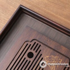 Khay Trà Tre Tự Nhiên, Có Khoang Chứa Nước 48x28cm 10 khay tra tre cao cap kem phu kien--16
