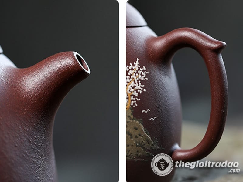 Ấm Tử Sa Tần Quyền Sơn Cảnh Tử Nê 250ml 16 am tu sa tan quyen son canh-1014106016-13