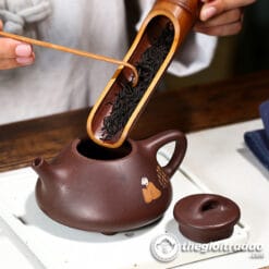 Ấm Tử Sa Thạch Biều Tri Túc Lão Tử Nê 210ml 7 am tu sa thach bieu tri tuc thuong nhac tu ne-1014106016-2