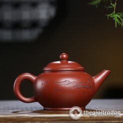 Ấm Tử Sa Thủy Bình Sơn Cảnh Đại Hồng Bào 210ml 6 am tu sa thuy binh son canh-