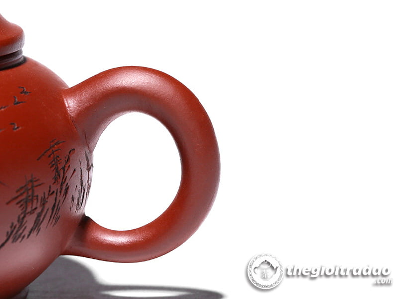 Ấm Tử Sa Thủy Bình Sơn Cảnh Đại Hồng Bào 210ml 21 am tu sa thuy binh son canh--19