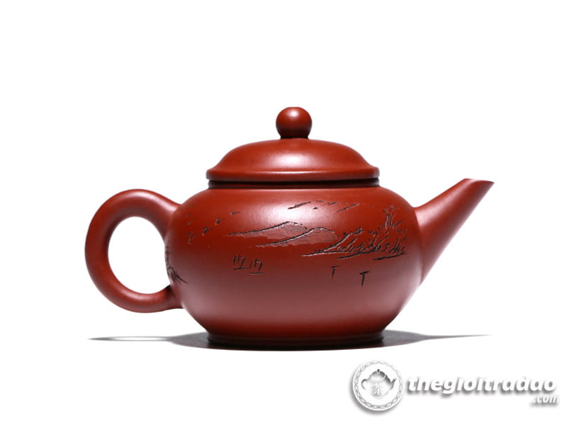 Ấm Tử Sa Thủy Bình Sơn Cảnh Đại Hồng Bào 210ml 23 am tu sa thuy binh son canh--21