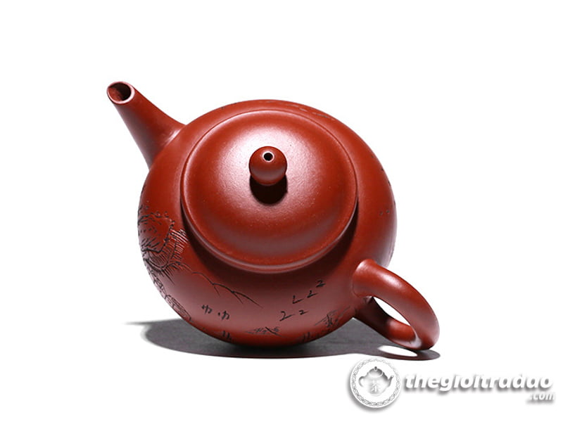 Ấm Tử Sa Thủy Bình Sơn Cảnh Đại Hồng Bào 210ml 24 am tu sa thuy binh son canh--22