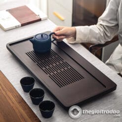 Khay Trà Tre Đẹp, Có Khoang Chứa Nước 49x23cm 7 khay tra dep co khoang chua nuoc--4