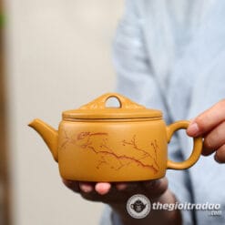 Ấm Tử Sa Hán Ngõa Hồ Hoàng Kim Đoạn Nê 250ml 10 am tu sa han ngoa ho hoang kim doan ne 250ml--20