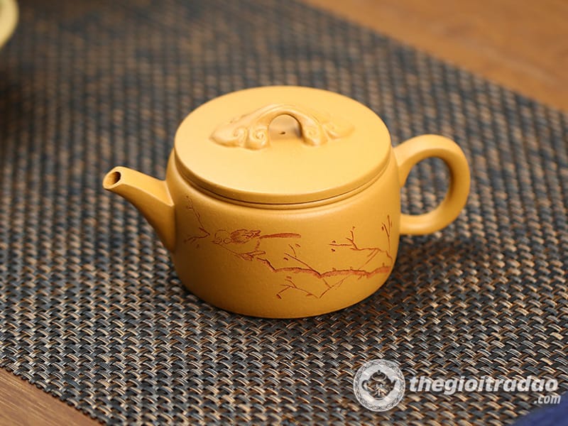 Ấm Tử Sa Hán Ngõa Hồ Hoàng Kim Đoạn Nê 250ml 20 am tu sa han ngoa ho hoang kim doan ne 250ml--8