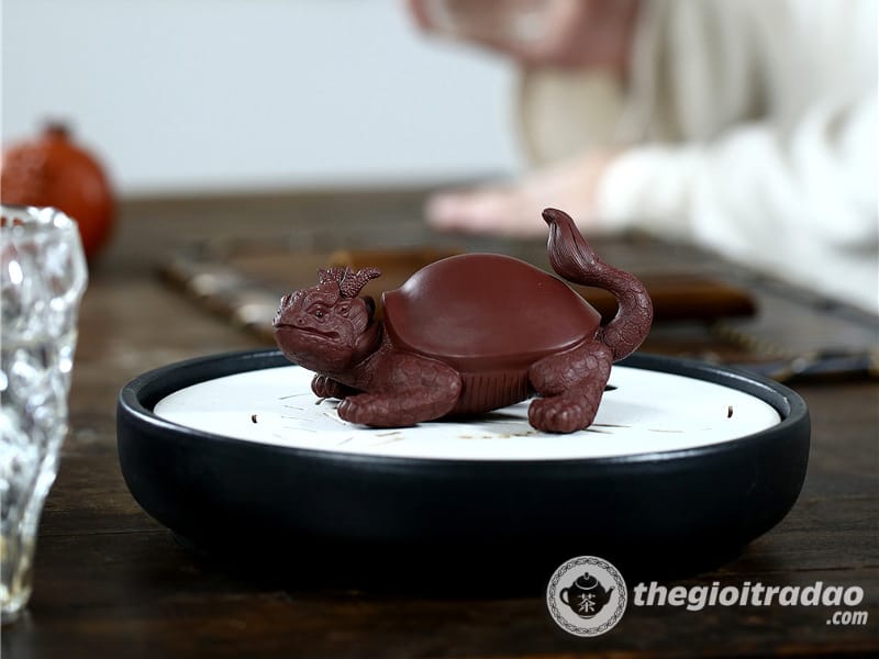 Tượng Long Quy Phong Thủy, Vật Phẩm Trang Trí Bàn Trà Đạo 10 tuong long quy phong thuy, trang tri ban tra dao-1014106016-5