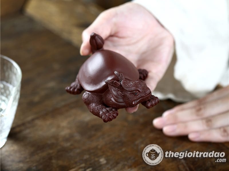 Tượng Long Quy Phong Thủy, Vật Phẩm Trang Trí Bàn Trà Đạo 12 tuong long quy phong thuy, trang tri ban tra dao-1014106016-7