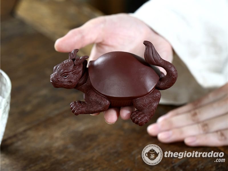 Tượng Long Quy Phong Thủy, Vật Phẩm Trang Trí Bàn Trà Đạo 13 tuong long quy phong thuy, trang tri ban tra dao-1014106016-8