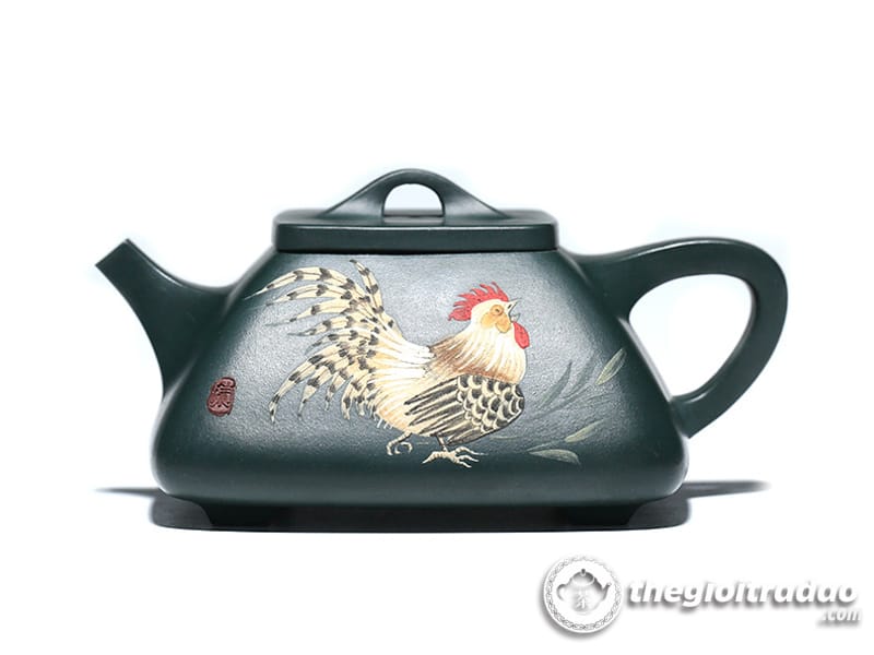 Ấm Tử Sa Thạch Biều Đại Cát Đại Lợi Lục Nê 180ml 23 am tu sa thach bieu dai cat dai loi luc ne--18