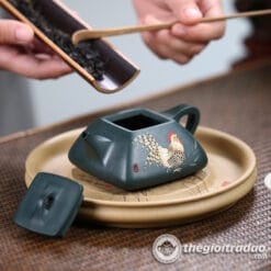 Ấm Tử Sa Thạch Biều Đại Cát Đại Lợi Lục Nê 180ml 9 am tu sa thach bieu dai cat dai loi luc ne--3