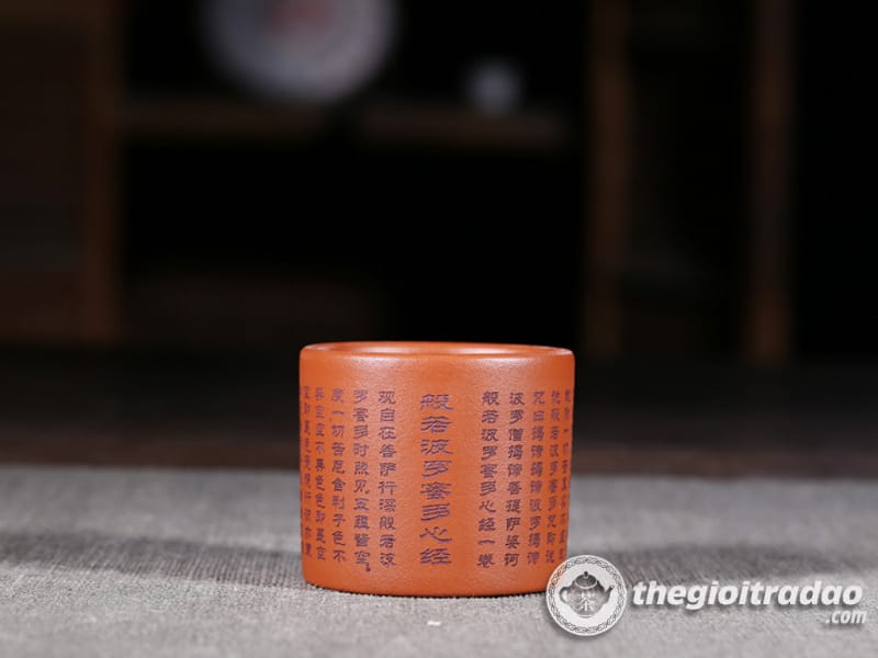 Chén Tử Sa Tâm Kinh Bôi Chu Nê 90ml 13 chen tu sa tam kinh boi-1014106016-8