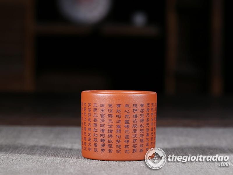 Chén Tử Sa Tâm Kinh Bôi Chu Nê 90ml 14 chen tu sa tam kinh boi-1014106016-9