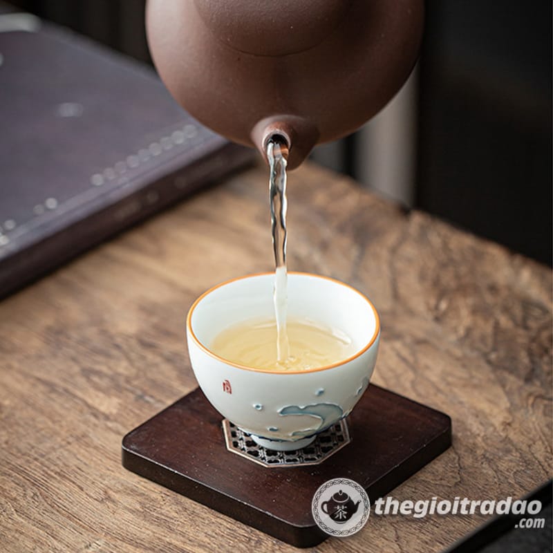 Miếng Lót Chén Trà, Ly Trà Ấm Tử Sa Chất Liệu Gỗ Mun 11 mieng lot chen tra tu sa bang go mun-247012218-12