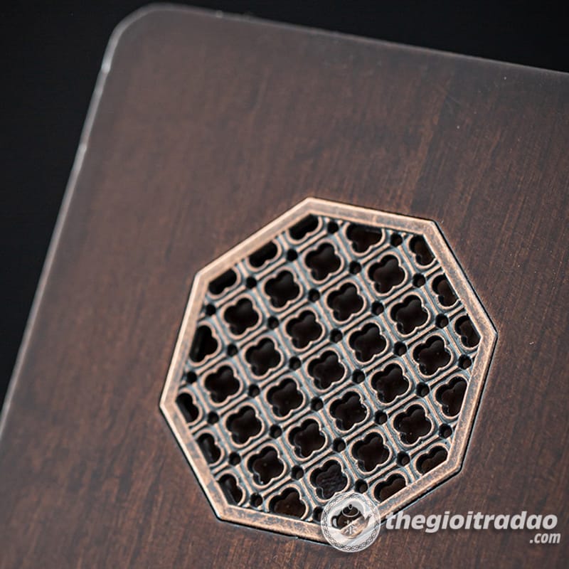 Miếng Lót Chén Trà, Ly Trà Ấm Tử Sa Chất Liệu Gỗ Mun 15 mieng lot chen tra tu sa bang go mun-247012218-16