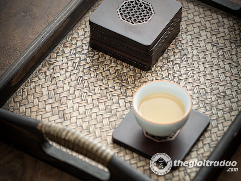 Miếng Lót Chén Trà, Ly Trà Ấm Tử Sa Chất Liệu Gỗ Mun 17 mieng lot chen tra tu sa bang go mun-247012218-18