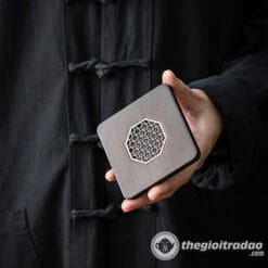 Miếng Lót Chén Trà, Ly Trà Ấm Tử Sa Chất Liệu Gỗ Mun 7 mieng lot chen tra tu sa bang go mun-247012218-3