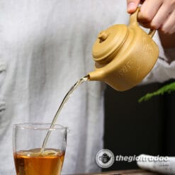 Ấm Tử Sa Đức Chung Hoàng Kim Đoạn Nê 230ml 9 am tu sa duc chung hoang kim doan ne-665618410-2