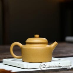 Ấm Tử Sa Đức Chung Hoàng Kim Đoạn Nê 230ml 6 am tu sa duc chung hoang kim doan ne-665618410