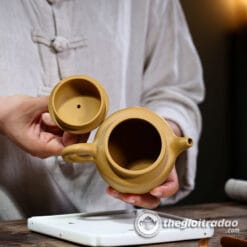 Ấm Tử Sa Đức Chung Hoàng Kim Đoạn Nê 230ml 7 am tu sa duc chung hoang kim doan ne-665618410-9