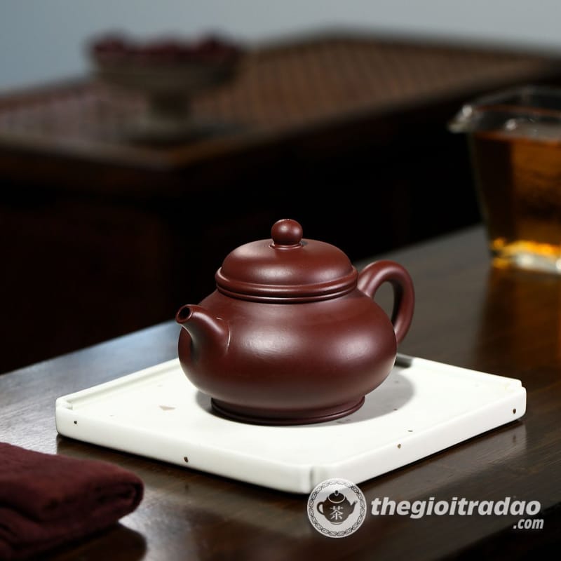 Ấm Tử Sa Phan Hồ Tử Chu Nê 230ml 12 am tu sa phan ho tu chu ne 230ml--7