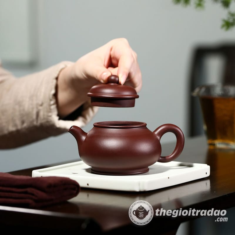 Ấm Tử Sa Phan Hồ Tử Chu Nê 230ml 13 am tu sa phan ho tu chu ne 230ml--8