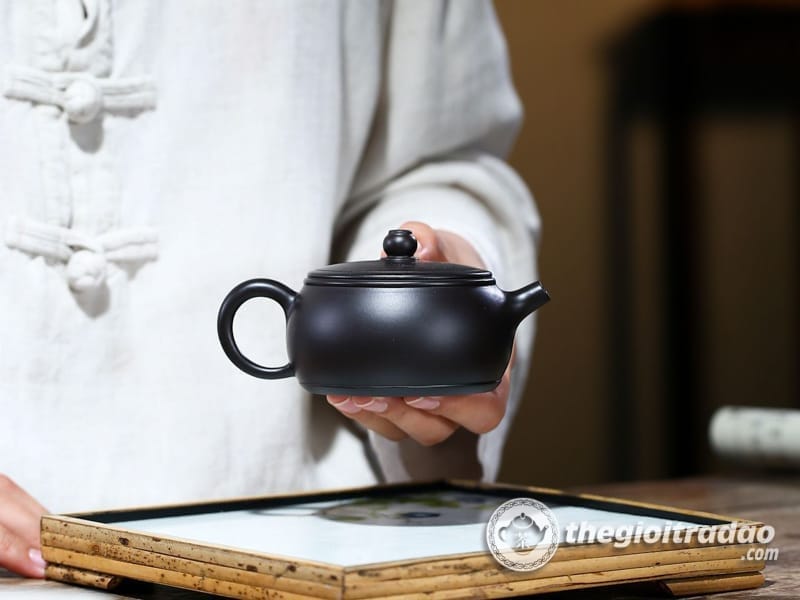 Ấm Tử Sa Tỉnh Lan Trà Duyên Hắc Chu Nê 175ml 15 am tu sa tra duyen hac chu ne 175ml-665618410-10