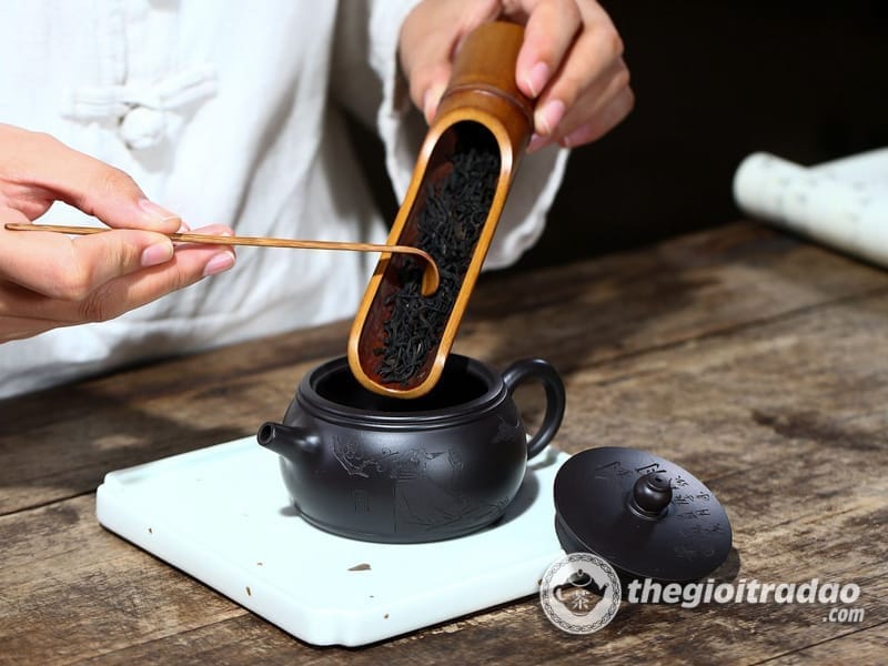 Ấm Tử Sa Tỉnh Lan Trà Duyên Hắc Chu Nê 175ml 21 am tu sa tra duyen hac chu ne 175ml-665618410-16