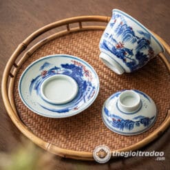 Chén Khải Sứ Cảnh Đức Vẽ Sơn Thủy 175ml 8 chen khai su canh duc ve son thuy--10