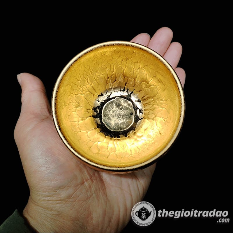 Chén Thiên Mục Vàng 24K Kim Du Trích Tướng Quân 13 Chen thien muc kim du trich tuong quan vang 24k-