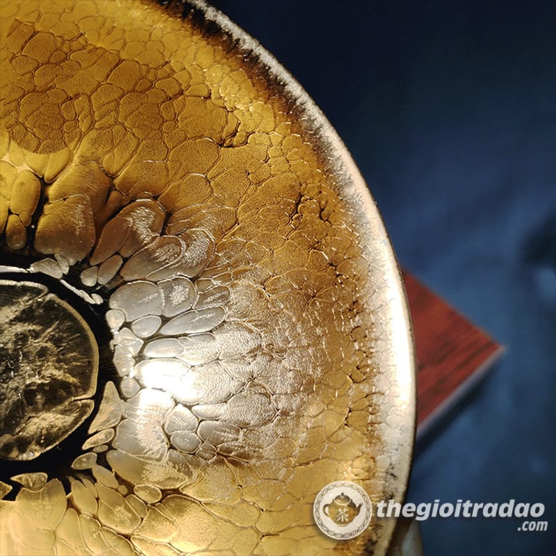 Chén Thiên Mục Vàng 24K Kim Du Trích Tướng Quân 11 Chen thien muc kim du trich tuong quan vang 24k--3