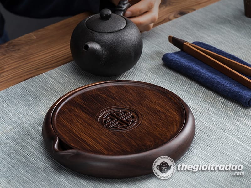 Thuyền Trà, Đế Kê Ấm Tử Sa Bằng Tre Cao Cấp 12 thuyen tra, de ke duong am tu sa bang tre cao cap-247012218-6