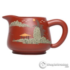 Chén Tống Tử Sa Khắc Sơn Cảnh Đại Hồng Bào 240ml 7 Chen tong tu sa khac son canh dai hong bao 240ml--4