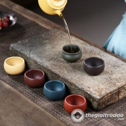 Chén Tử Sa Nghi Hưng Nguyên Khoáng Thủ Công, Nhiều Màu 10 Tong hop mau chen tu sa Nghi Hung nhieu mau-